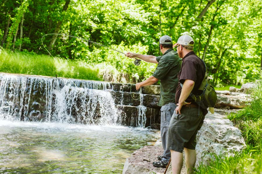 Guided Fishing at Dogwood Canyon