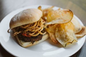 Burger and Chips