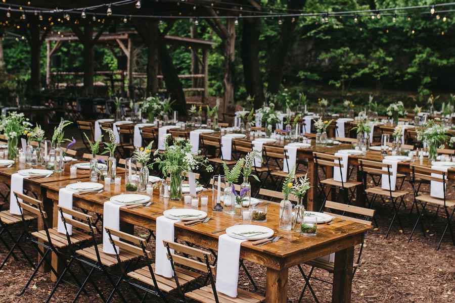 Outdoor Dogwood Canyon Weddings